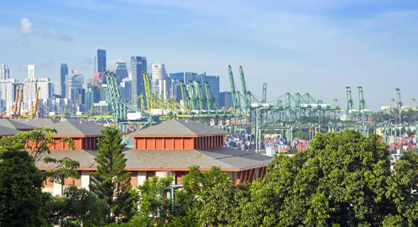 Carte des principaux ports à conteneurs Asie