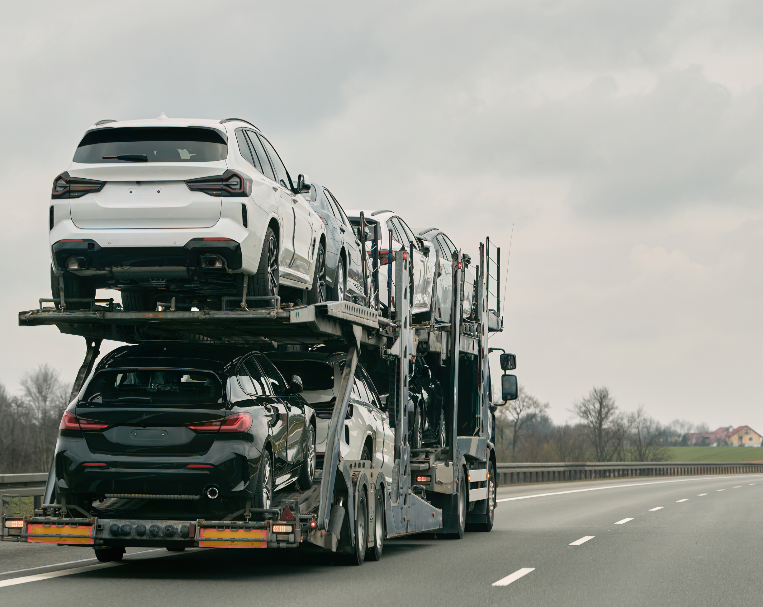 transport véhicules finis