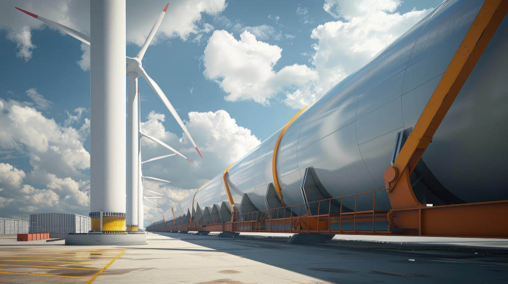 Le futur du gigantisme WindRunner et les projets de transport d'éoliennes